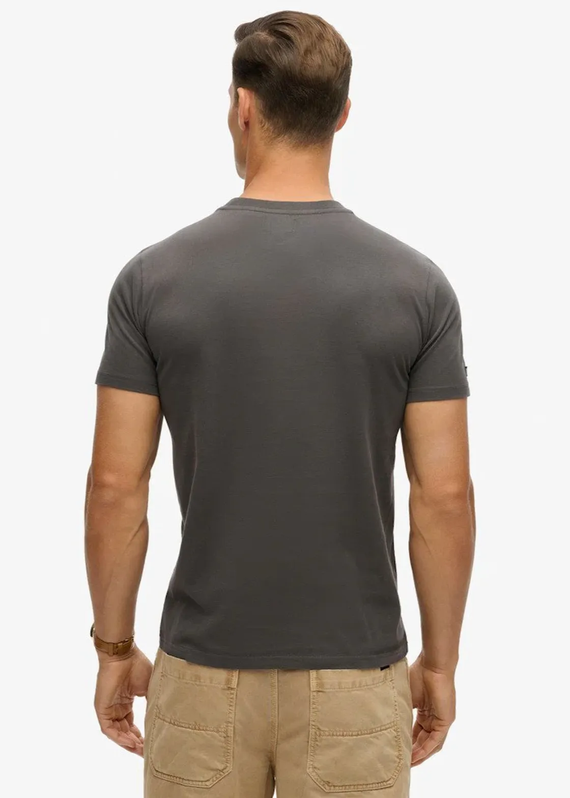 SUPERDRY Machined Goods Workwear Tee - Vintage Black