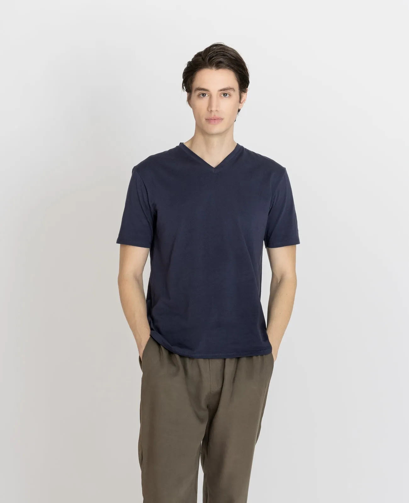 Supima V Neck Tee