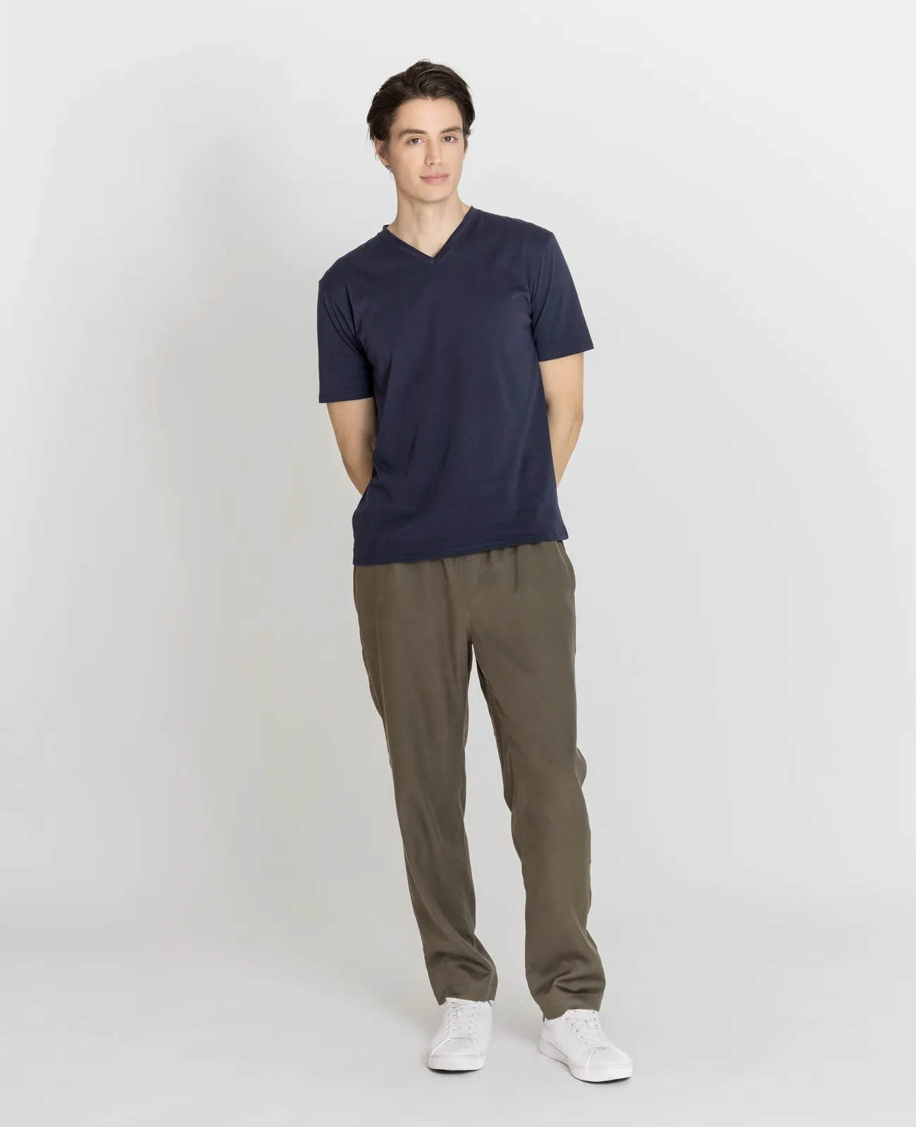Supima V Neck Tee