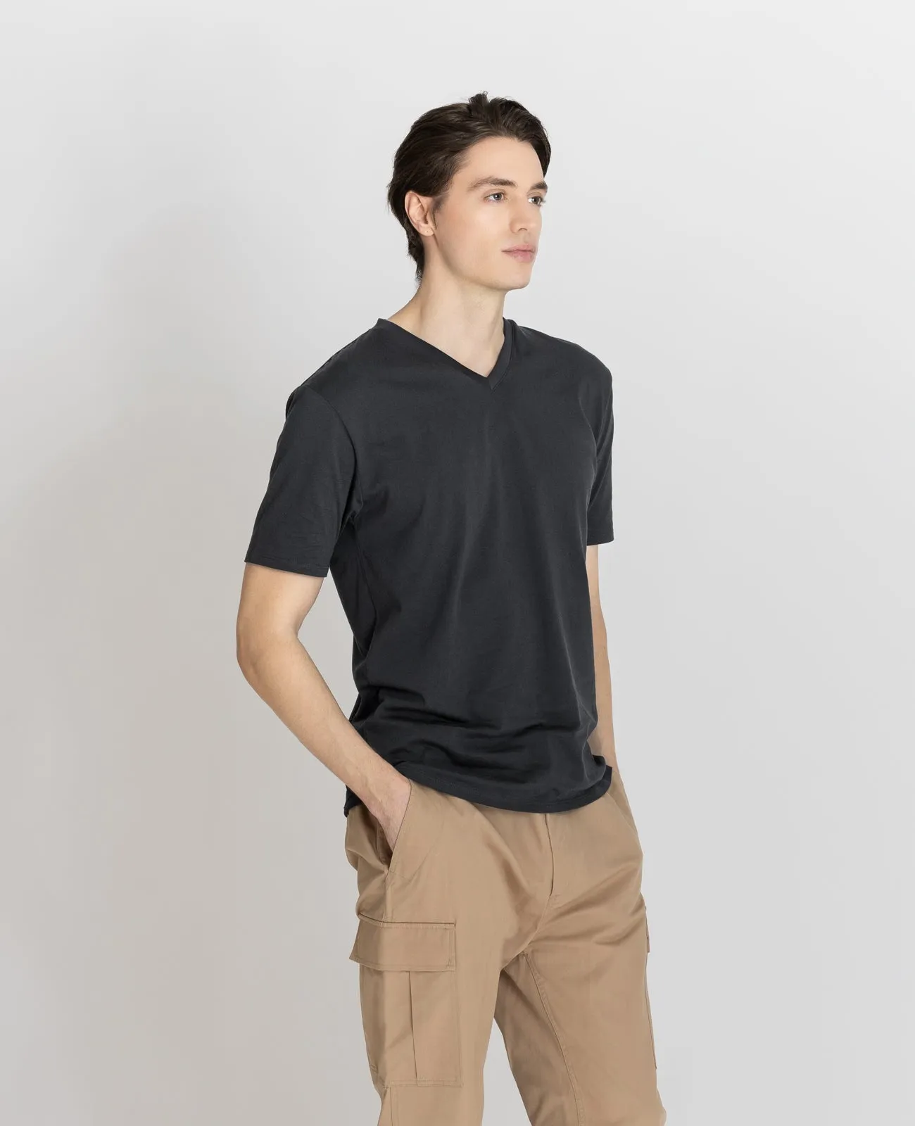 Supima V Neck Tee