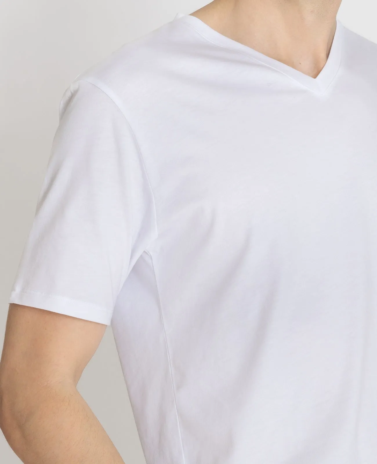 Supima V Neck Tee