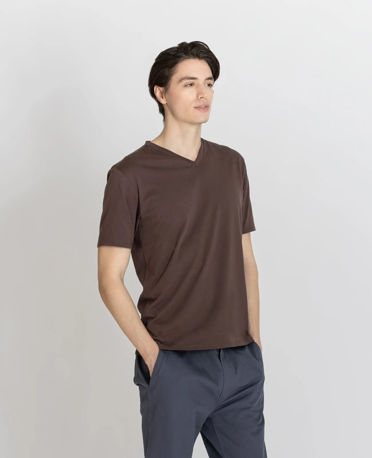 Supima V Neck Tee