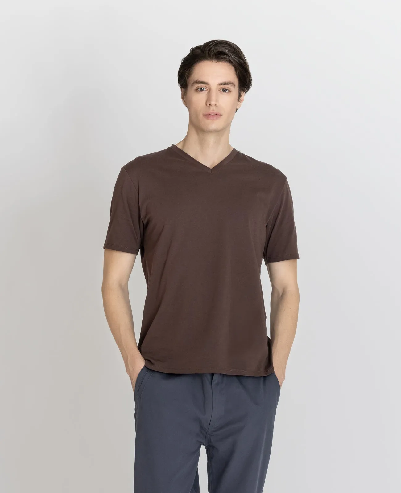Supima V Neck Tee