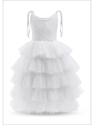 Sweet Simplicity Tiered Tulle Communion Dress