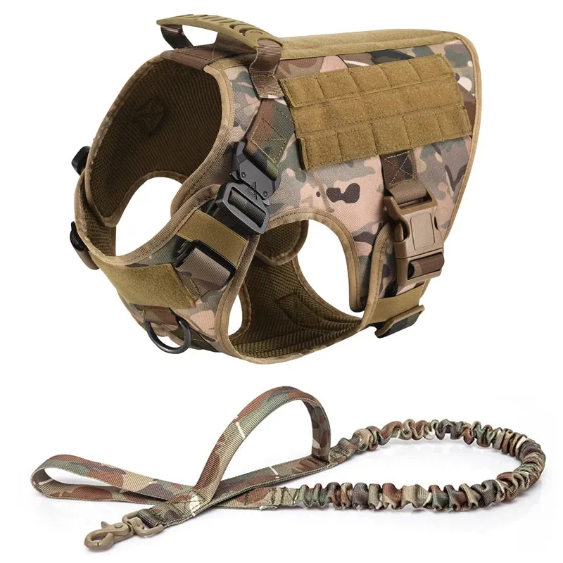 Tactical Military Dog Vest Leash