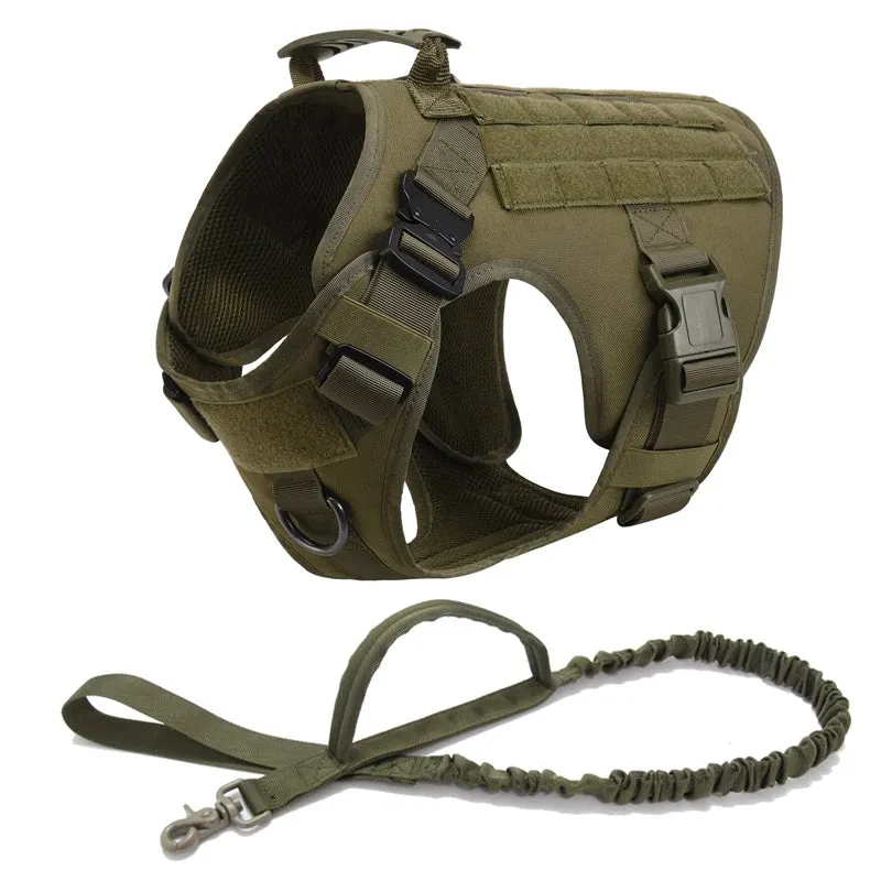 Tactical Military Dog Vest Leash