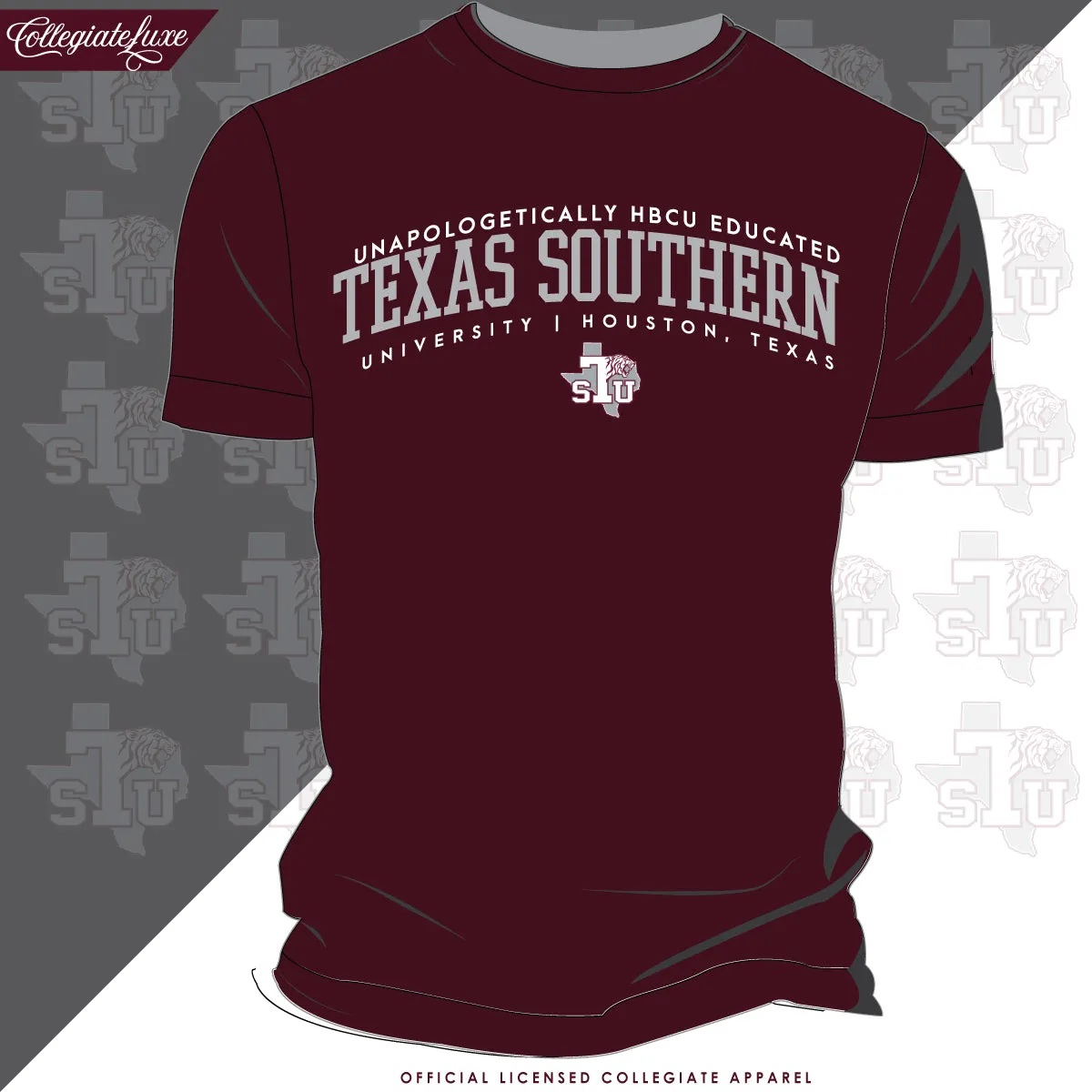 Texas Southern | Educated Maroon Unisex Tees (**)