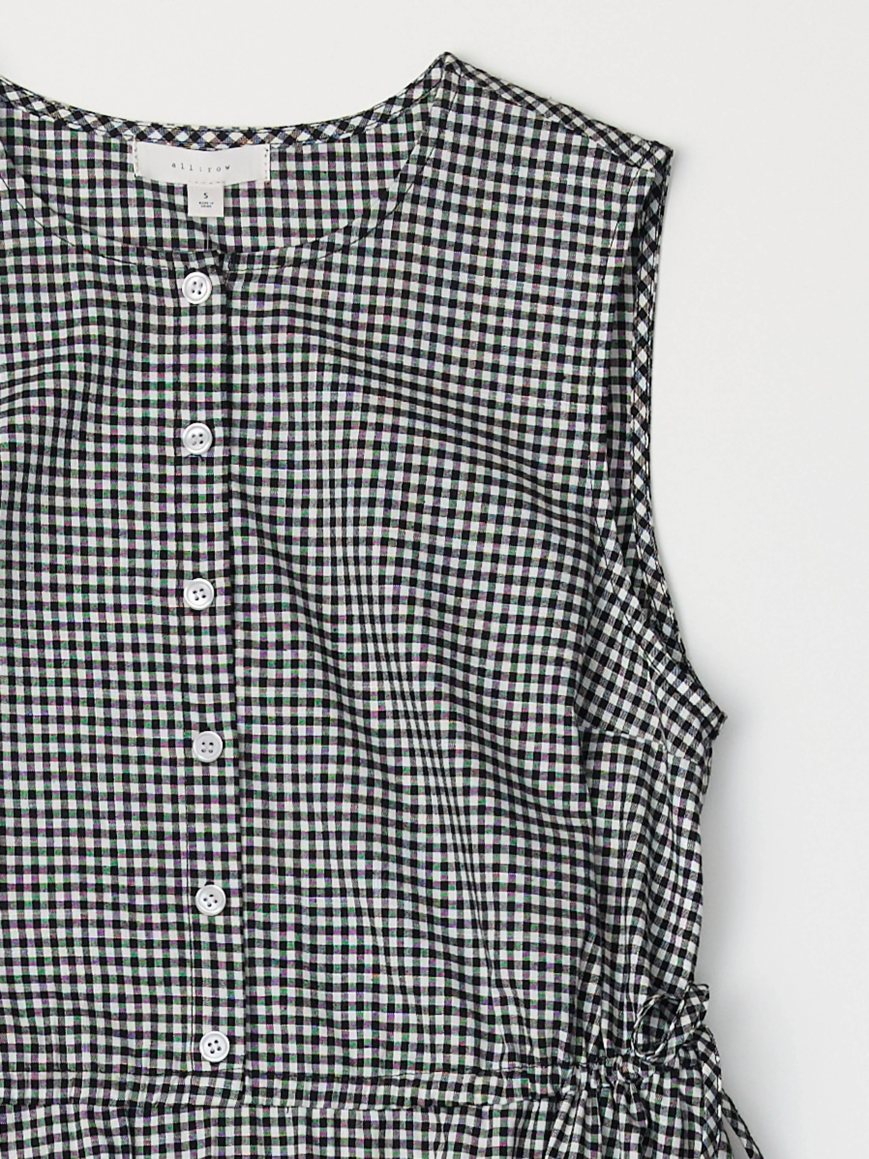 The Ceyda Dress | Tiered Gingham Midi Dress