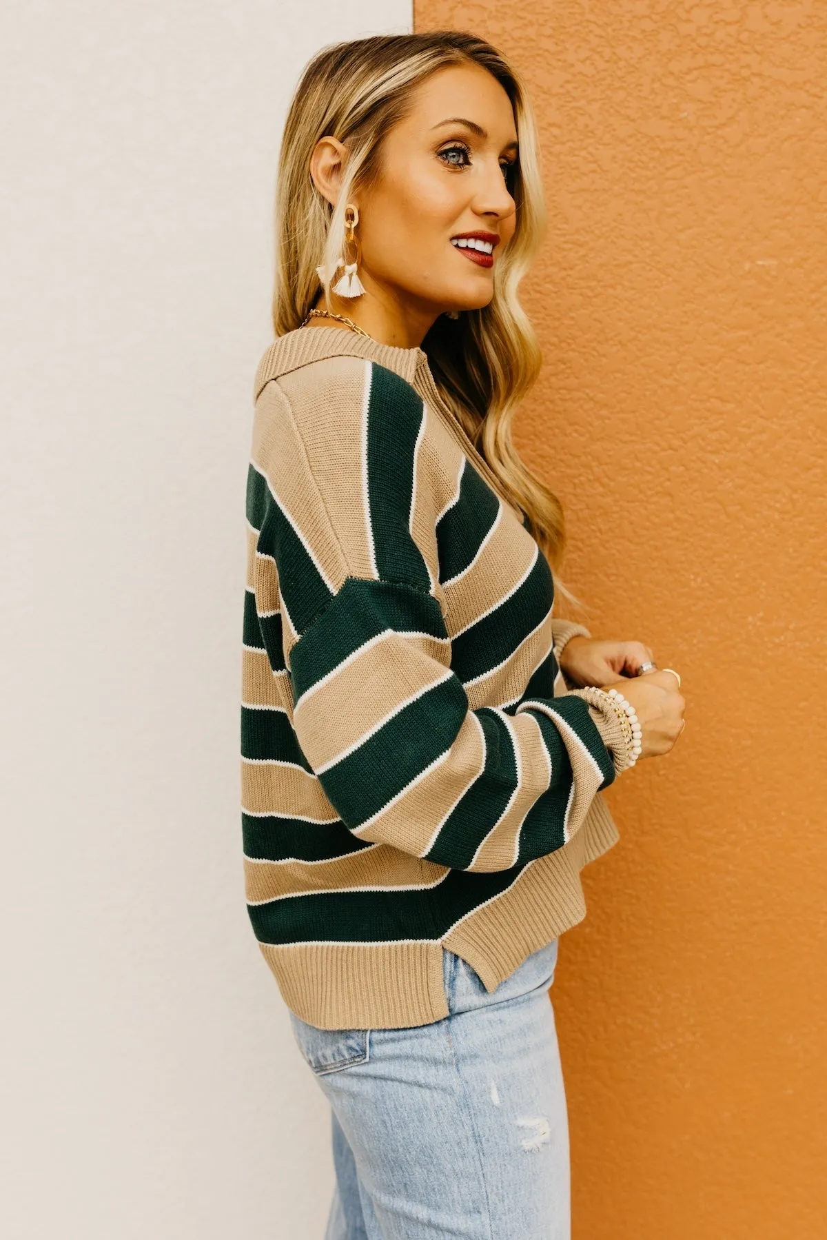 The Koa Striped Polo Sweater