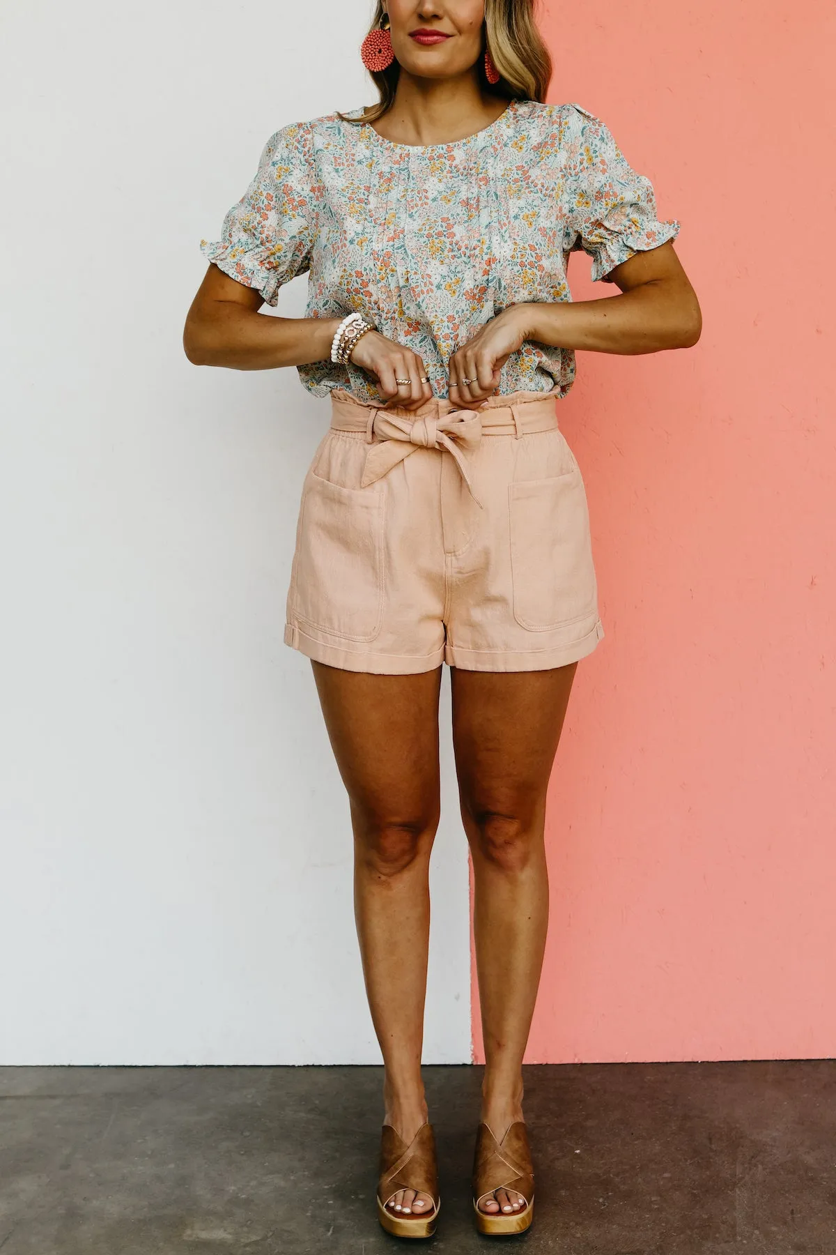 The Lush Liana Paperbag Shorts  - FINAL SALE