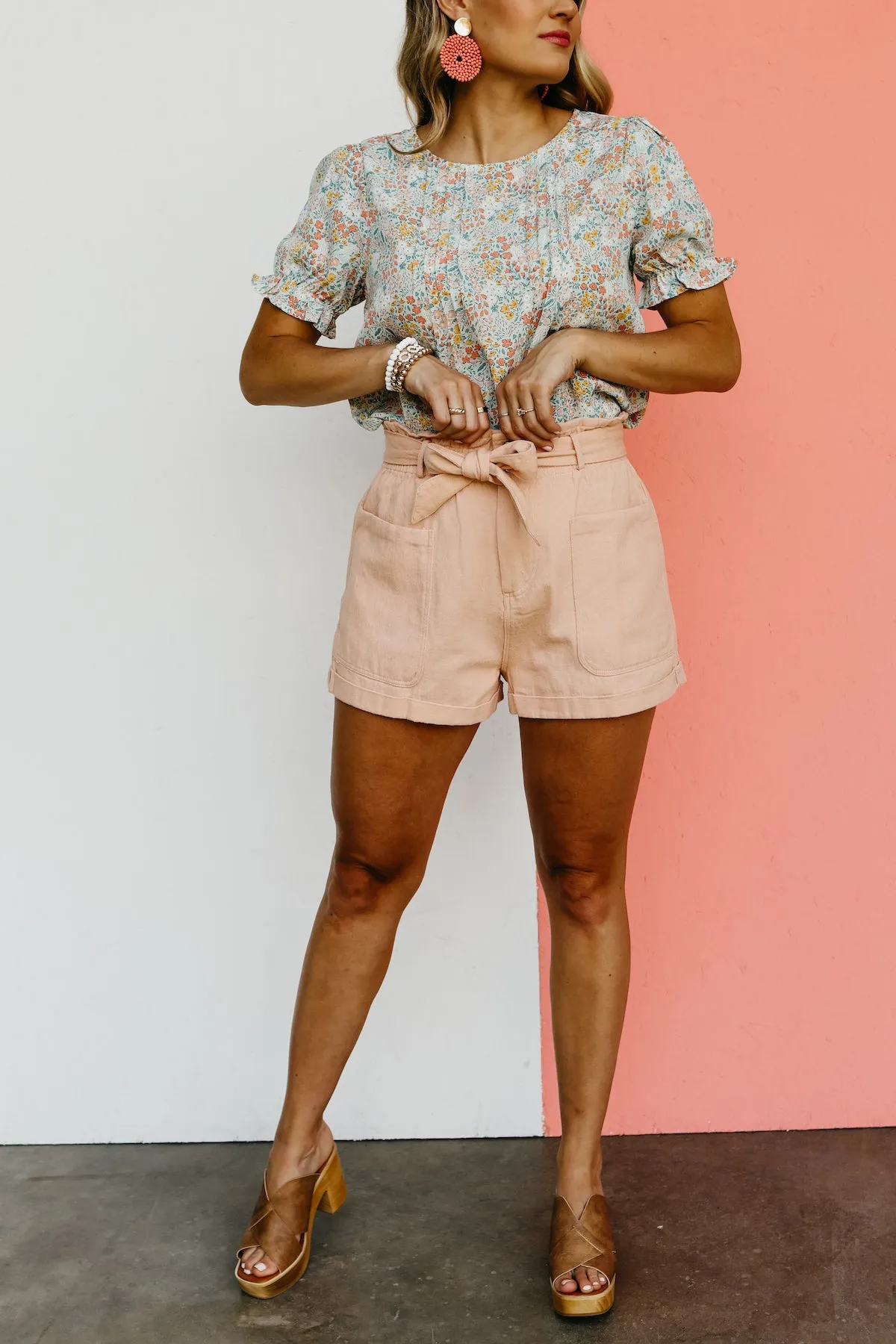 The Lush Liana Paperbag Shorts  - FINAL SALE