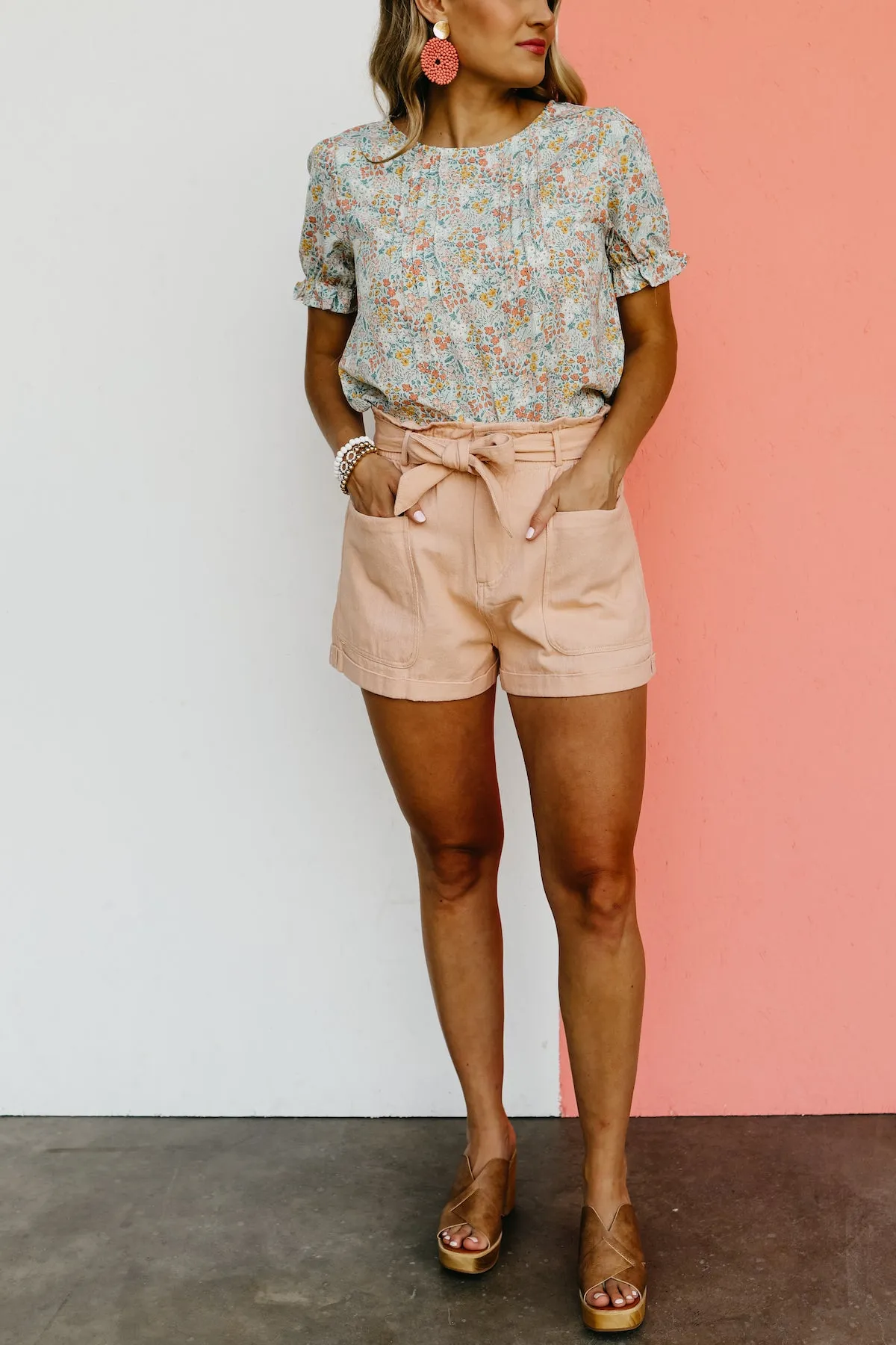 The Lush Liana Paperbag Shorts  - FINAL SALE