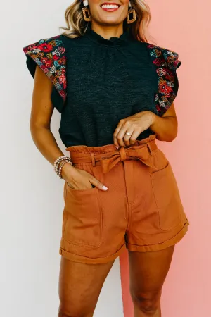 The Lush Liana Paperbag Shorts  - FINAL SALE