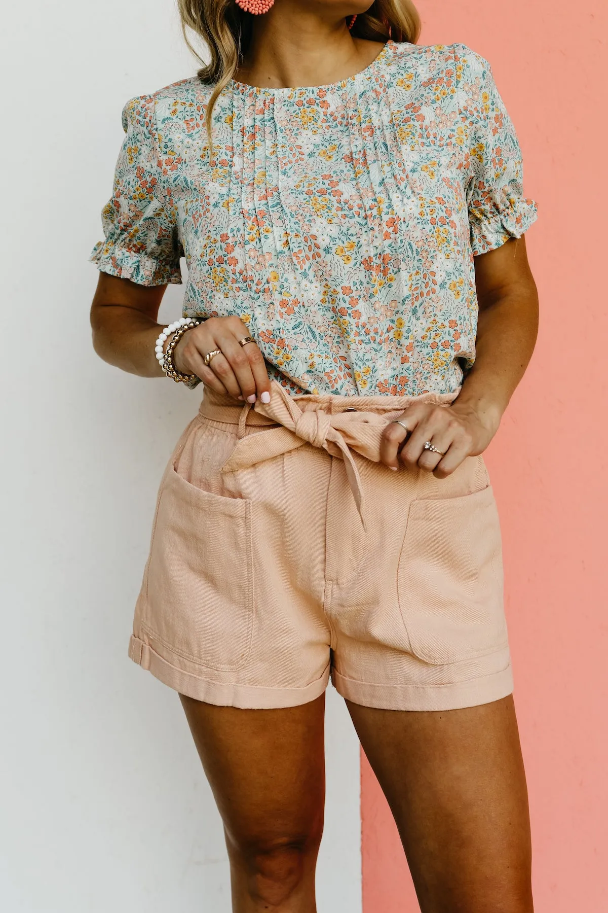 The Lush Liana Paperbag Shorts  - FINAL SALE