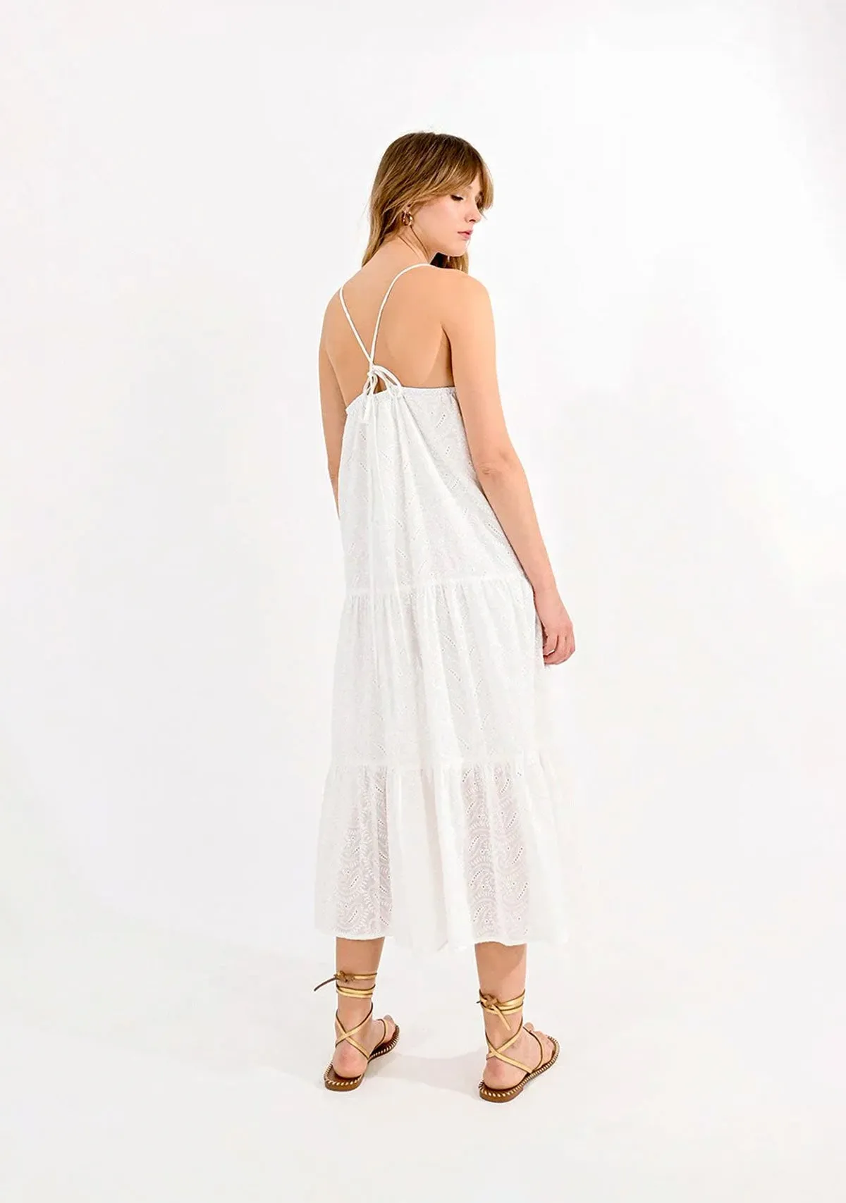 Tiered Midi Dress