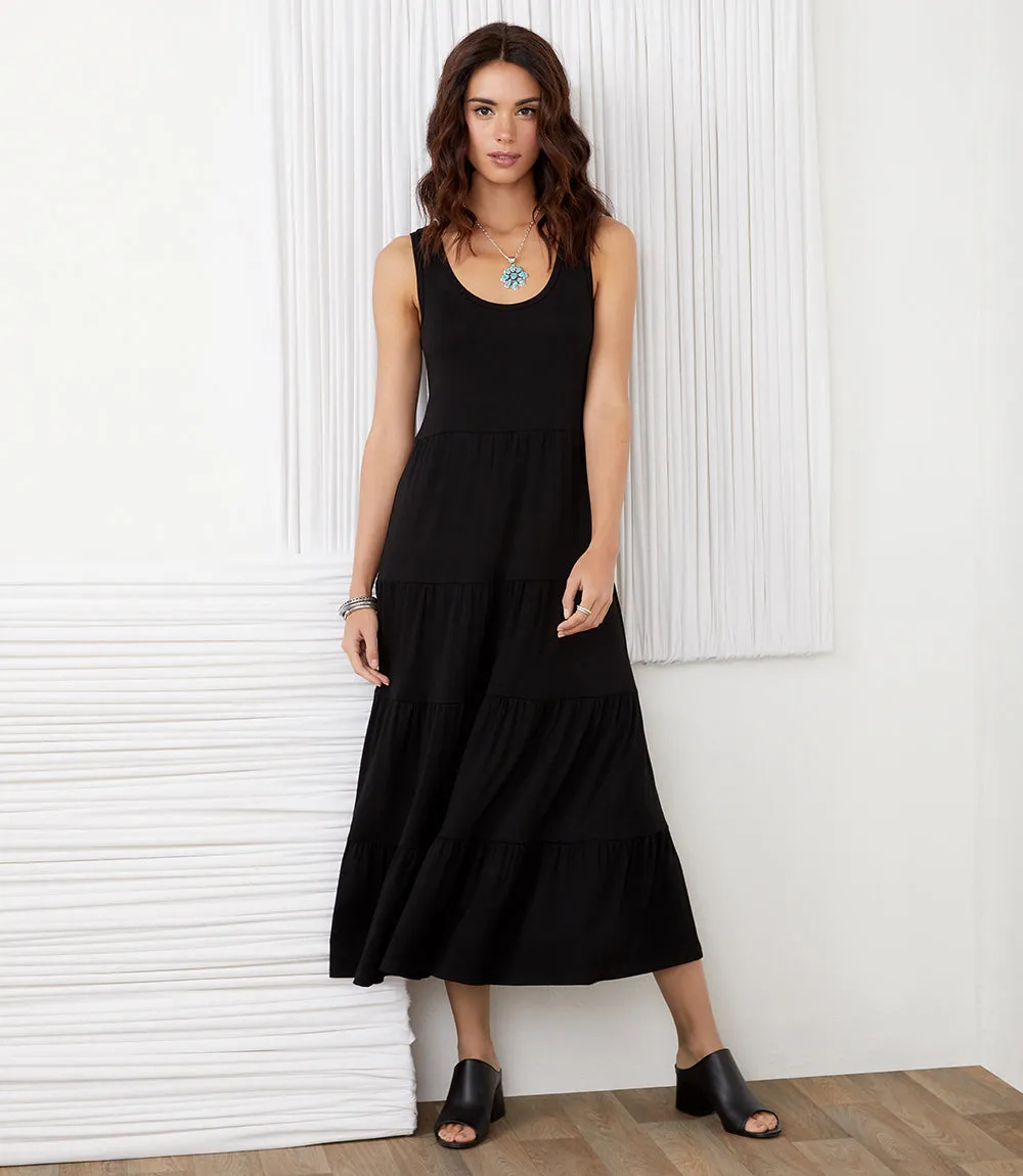 Tiered Midi Dress