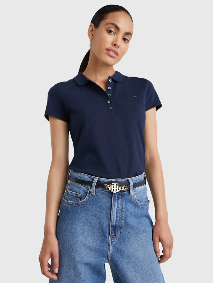 Tommy Hilfiger Women's Heritage Slim Fit Polo Shirt - 4 Colours