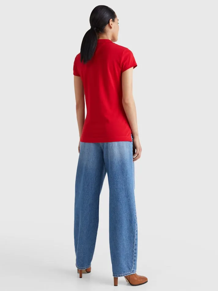 Tommy Hilfiger Women's Heritage Slim Fit Polo Shirt - 4 Colours