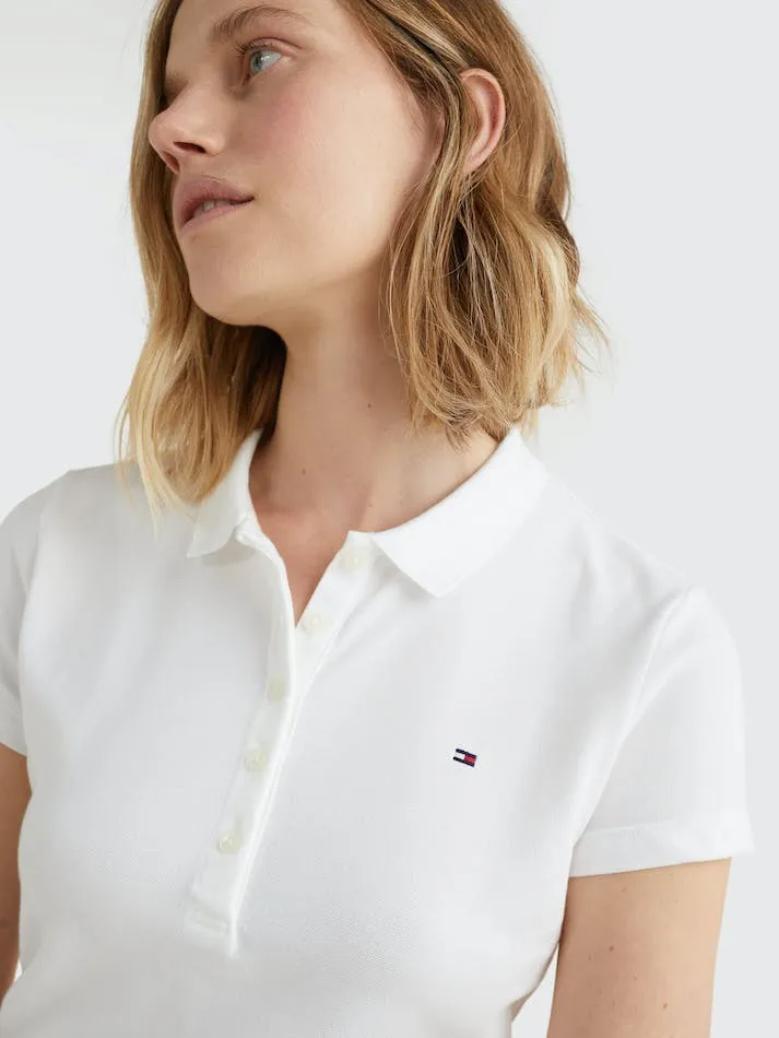 Tommy Hilfiger Women's Heritage Slim Fit Polo Shirt - 4 Colours