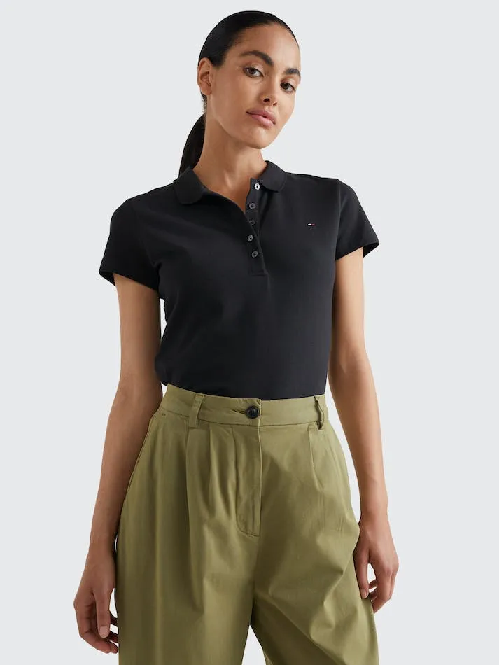 Tommy Hilfiger Women's Heritage Slim Fit Polo Shirt - 4 Colours
