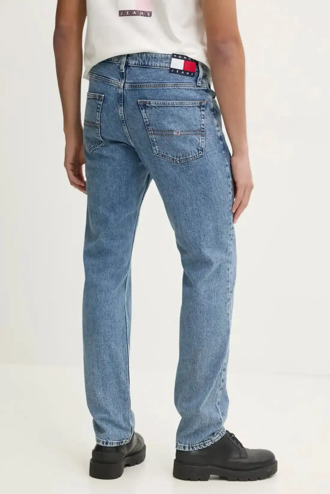 Tommy Jeans Ryan Slim Straight Mid Wash Denim Blue