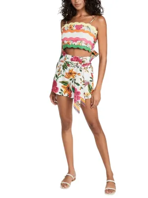 Toucans Garden Wrap Top   Toucans Garden Paperbag Shorts