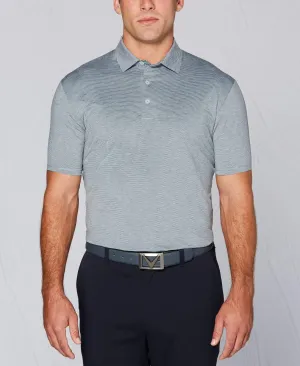 Tour Authentic Heather Striped Polo
