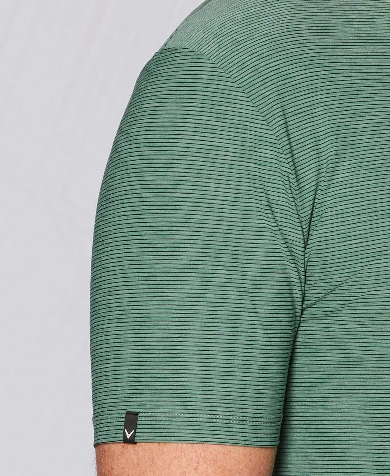 Tour Authentic Heather Striped Polo