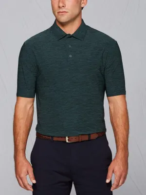 Tour Authentic Heather Striped Polo