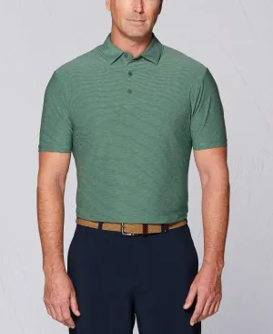 Tour Authentic Heather Striped Polo