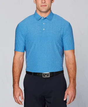 Tour Authentic Heather Striped Polo