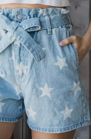 Verevet Star Paperbag
Denim Shorts