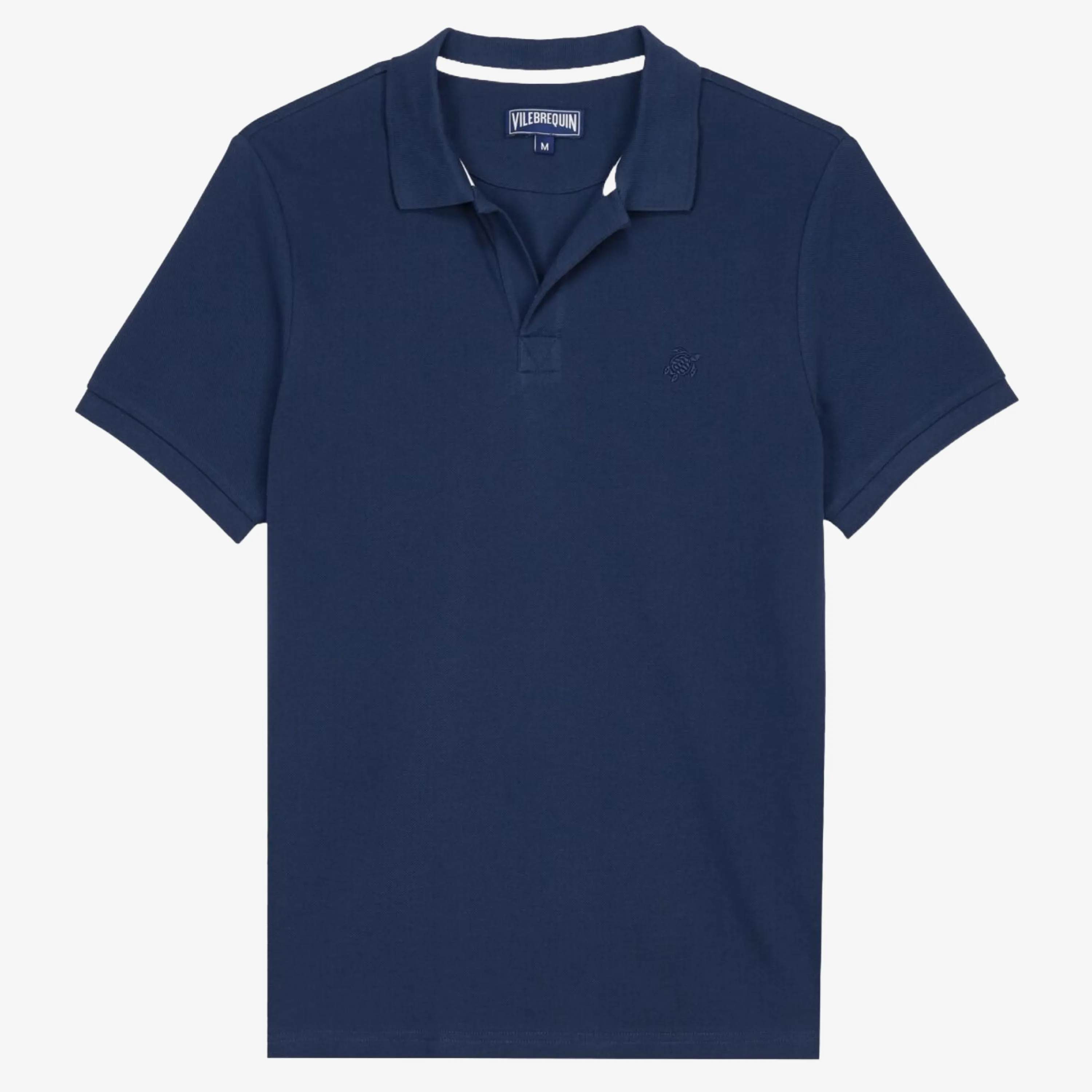 Vilebrequin Organic Cotton Pique Polo Shirt - Navy