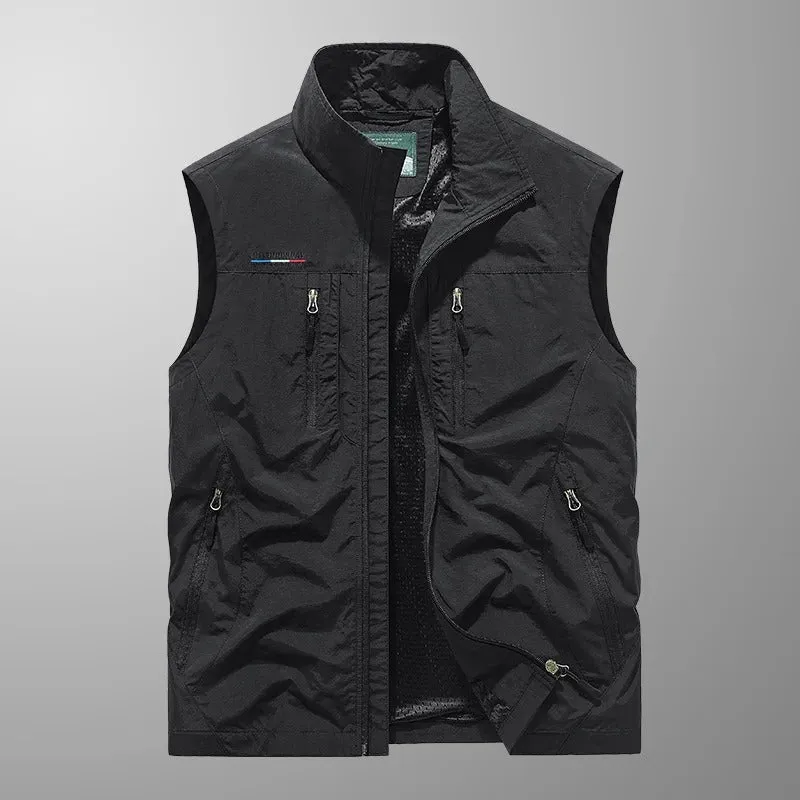 Vincent - Multi-Pocket Breathable Outdoor Cargo Vest