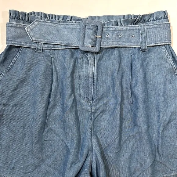 Vineyard Vines Chambray Belted Shorts