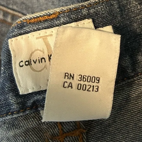 Vintage Calvin Klein Women’s 90’s Straight Leg High Rise Medium Wash Jeans Sz 10