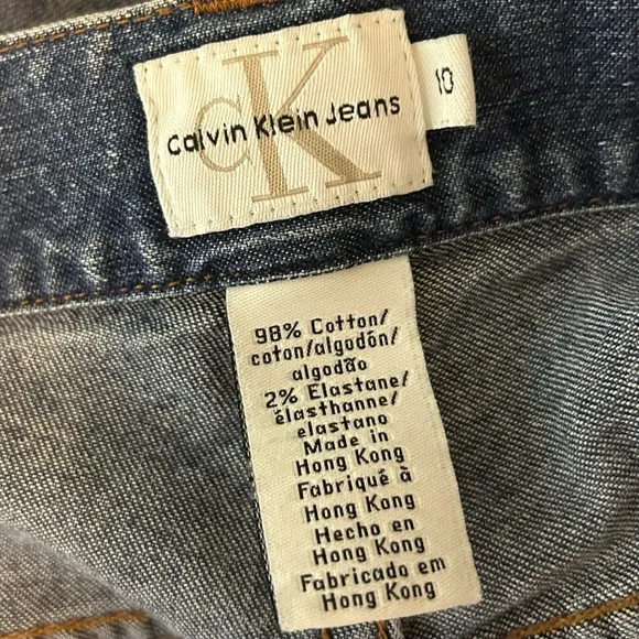 Vintage Calvin Klein Women’s 90’s Straight Leg High Rise Medium Wash Jeans Sz 10