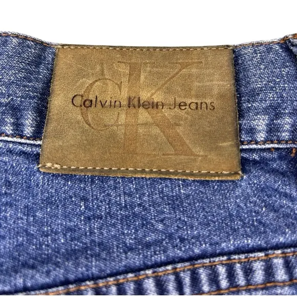 Vintage Calvin Klein Women’s 90’s Straight Leg High Rise Medium Wash Jeans Sz 10