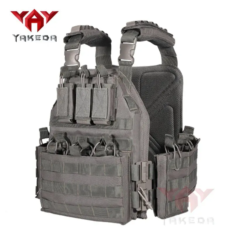 VT-6026-1 Quick Release YAKEDA Plate Carrier Vest In Stock Molle Chaleco Tactico Tactical Vest for Outdoor Shooting