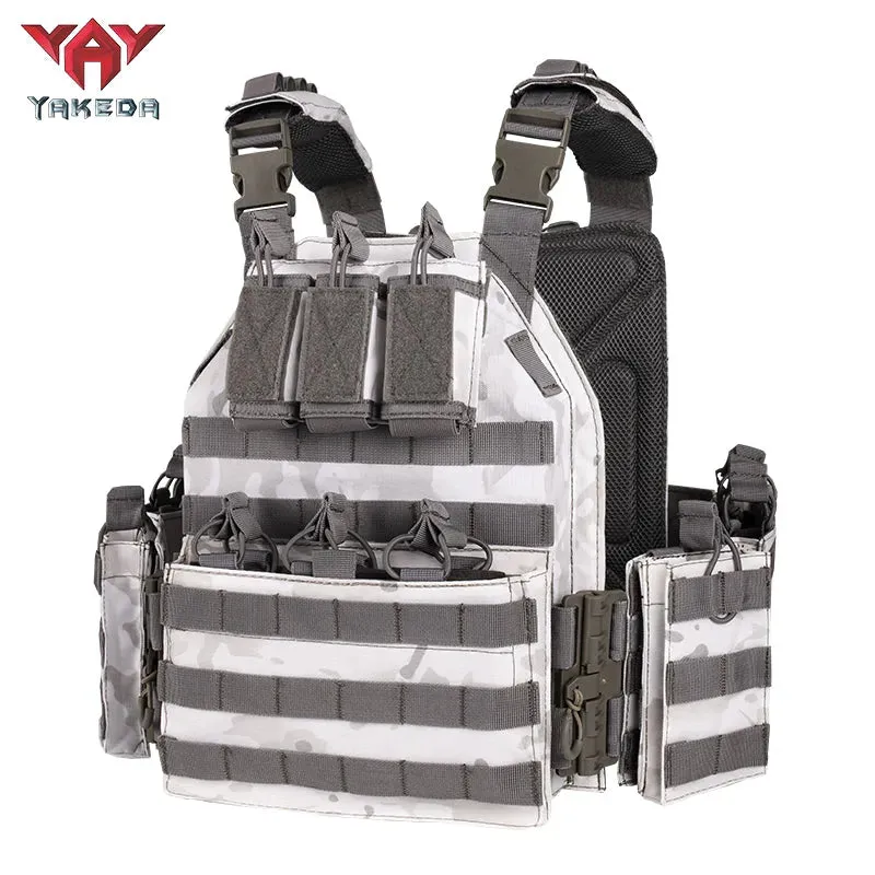 VT-6026-1 Quick Release YAKEDA Plate Carrier Vest In Stock Molle Chaleco Tactico Tactical Vest for Outdoor Shooting