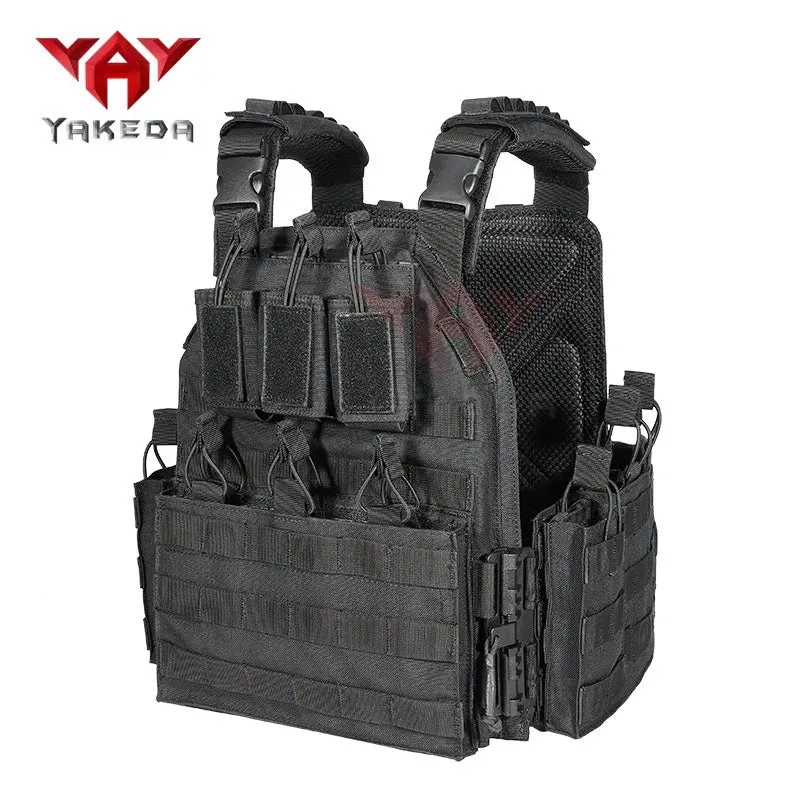VT-6026-1 Quick Release YAKEDA Plate Carrier Vest In Stock Molle Chaleco Tactico Tactical Vest for Outdoor Shooting