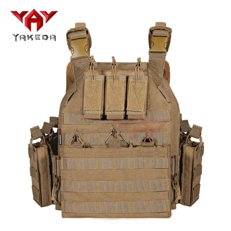 VT-6026-1 Quick Release YAKEDA Plate Carrier Vest In Stock Molle Chaleco Tactico Tactical Vest for Outdoor Shooting