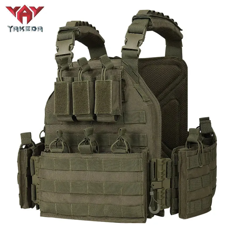 VT-6026-1 Quick Release YAKEDA Plate Carrier Vest In Stock Molle Chaleco Tactico Tactical Vest for Outdoor Shooting