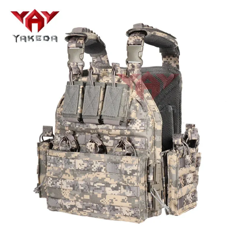 VT-6026-1 Quick Release YAKEDA Plate Carrier Vest In Stock Molle Chaleco Tactico Tactical Vest for Outdoor Shooting