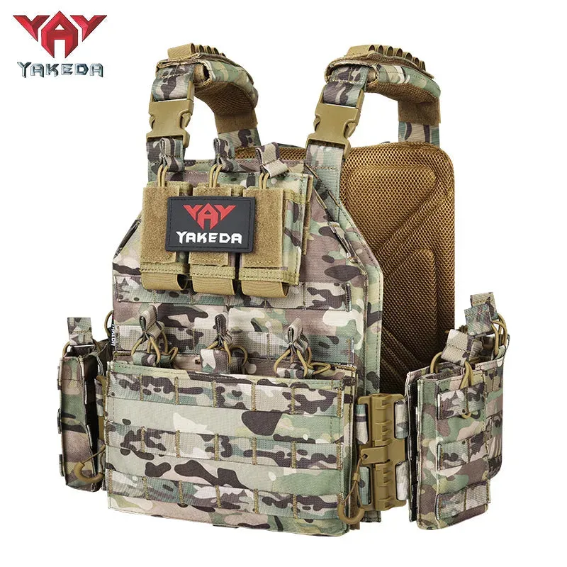 VT-6026-1 Quick Release YAKEDA Plate Carrier Vest In Stock Molle Chaleco Tactico Tactical Vest for Outdoor Shooting