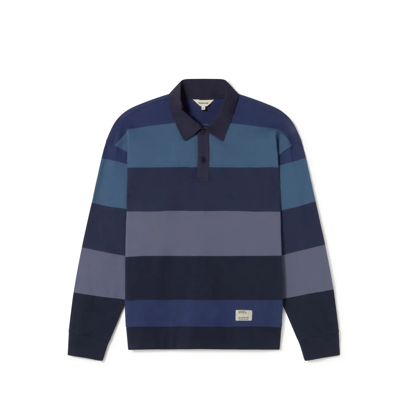 waves striped bob polo