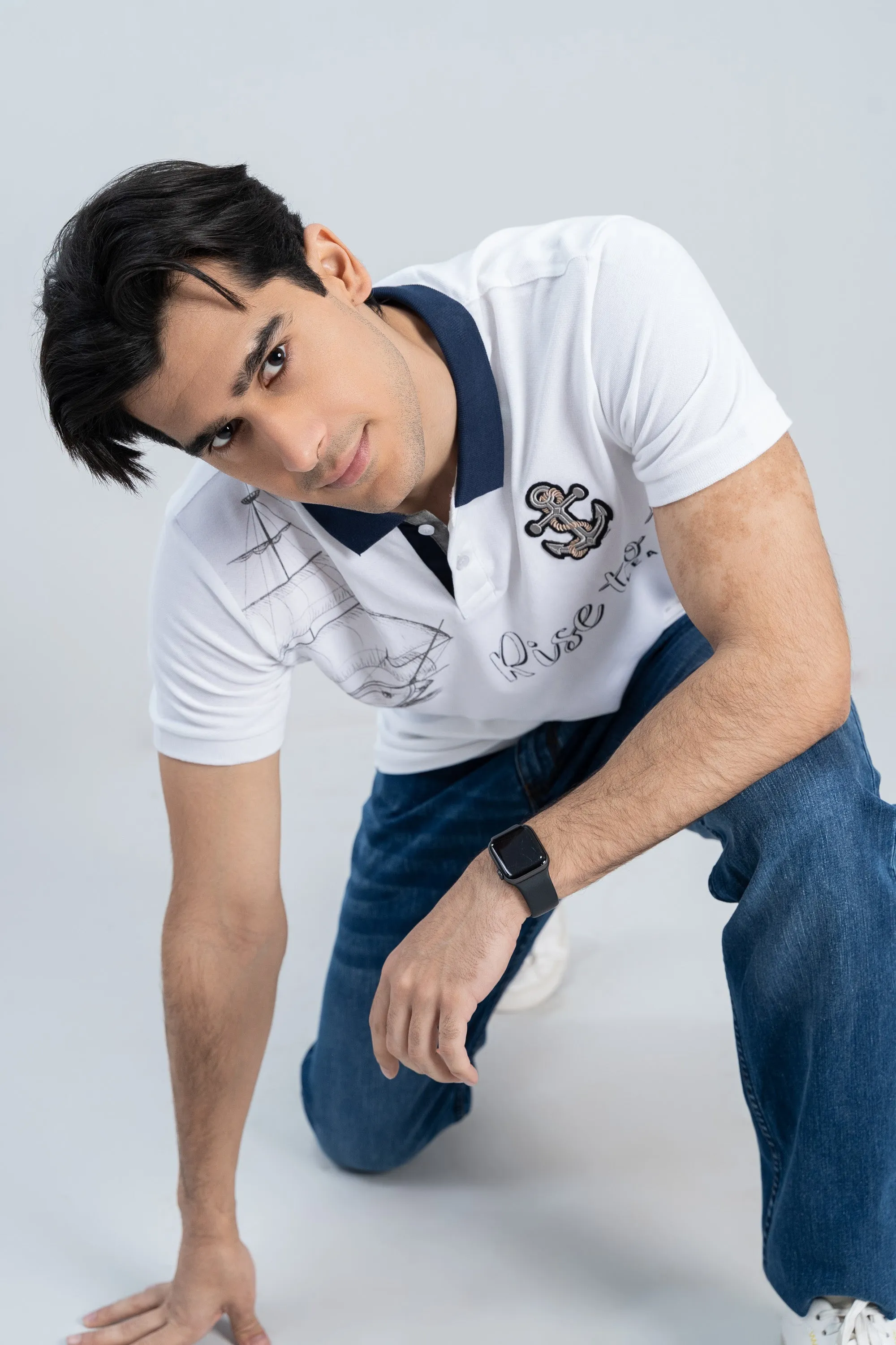 White Collar T-Shirt
