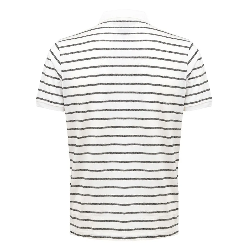 White Cotton Polo Shirt