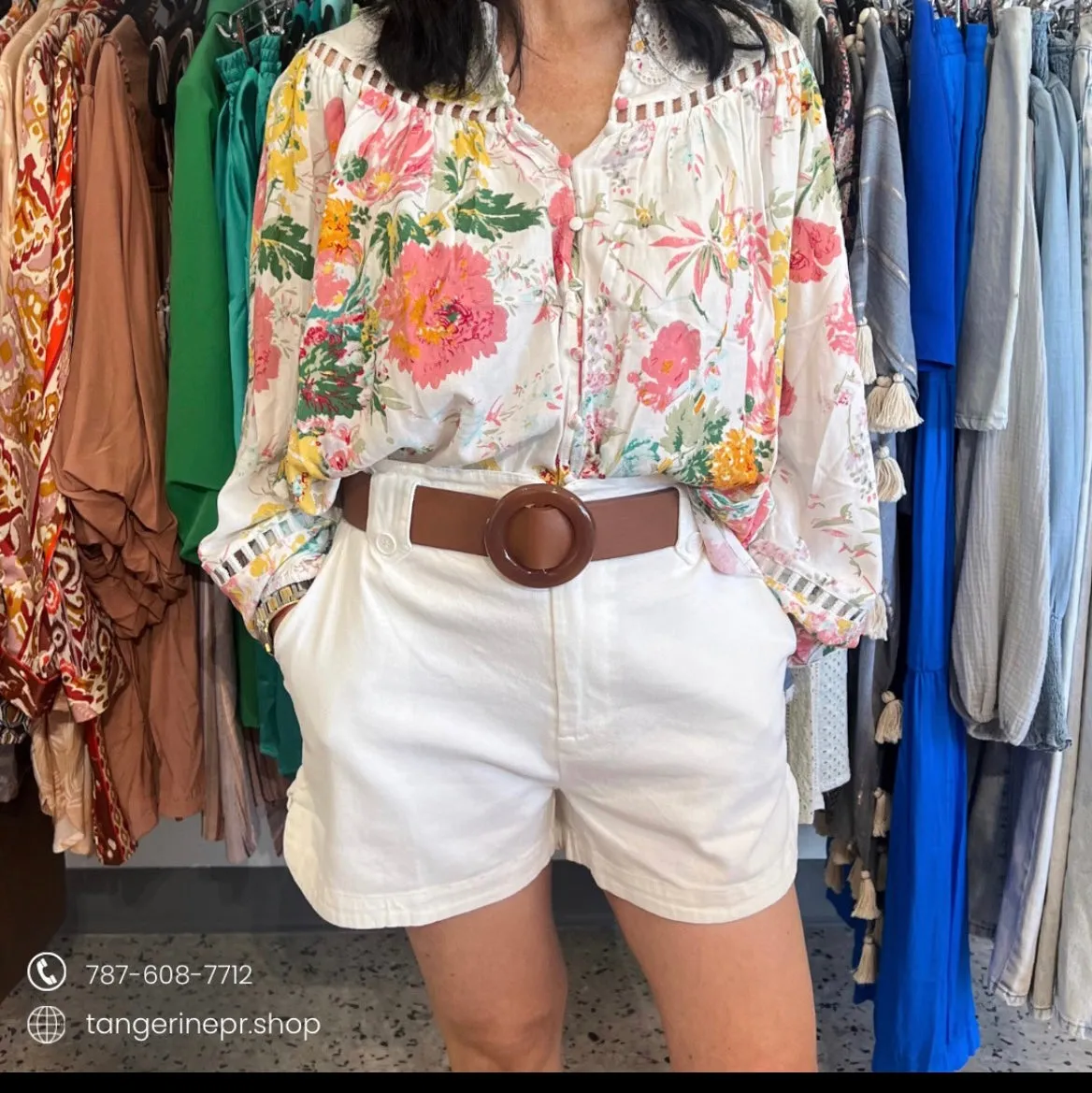 White Shorts