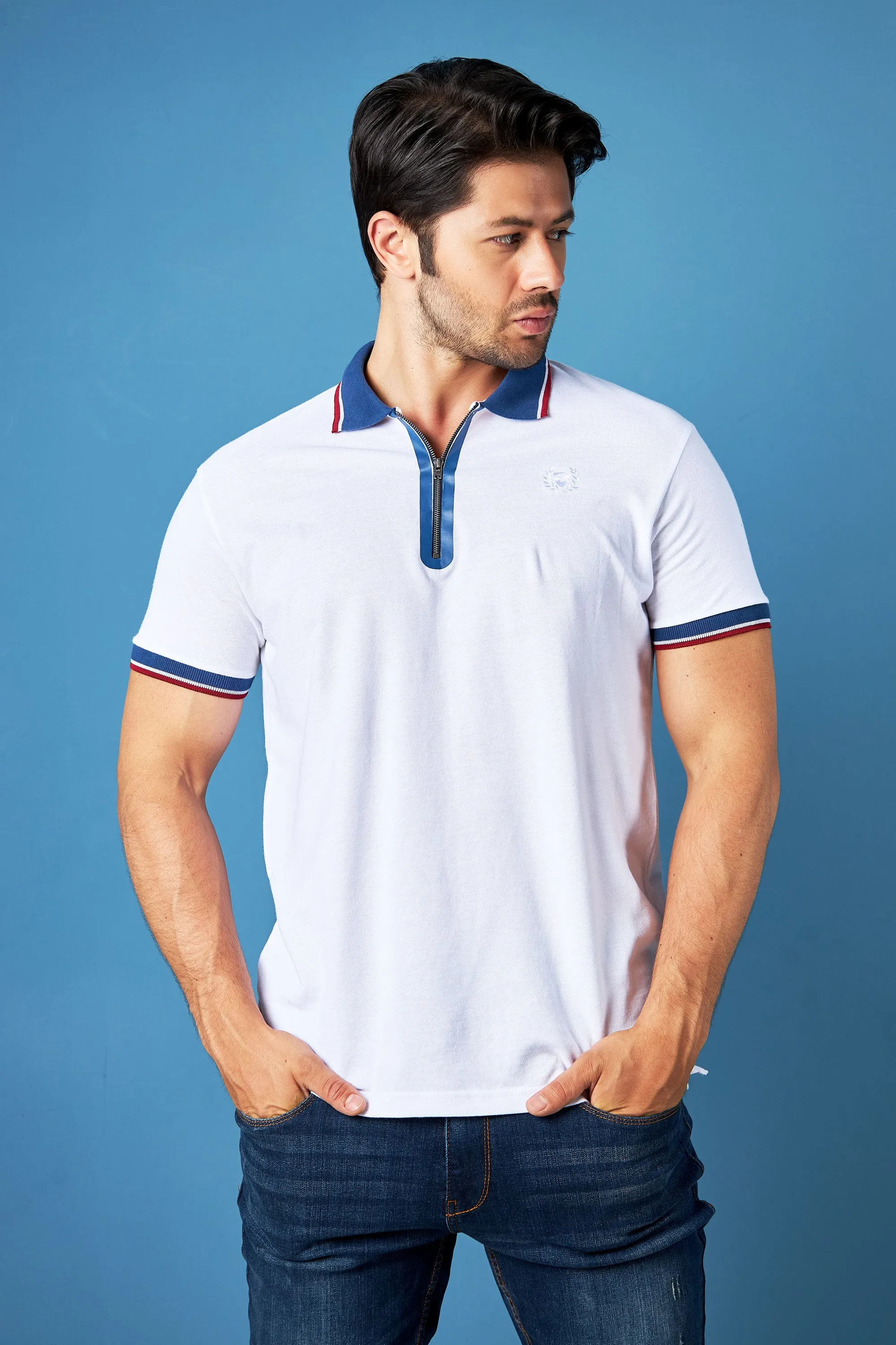 White T Shirt Collar HS